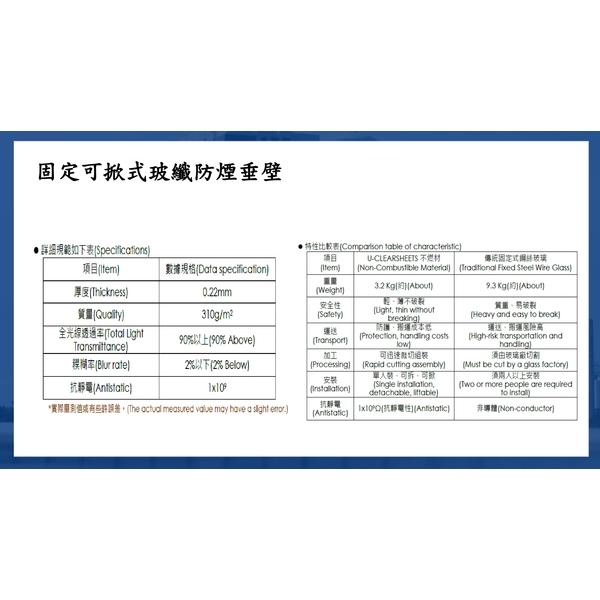 固定可掀式玻纖防煙垂壁-力宇工程有限公司