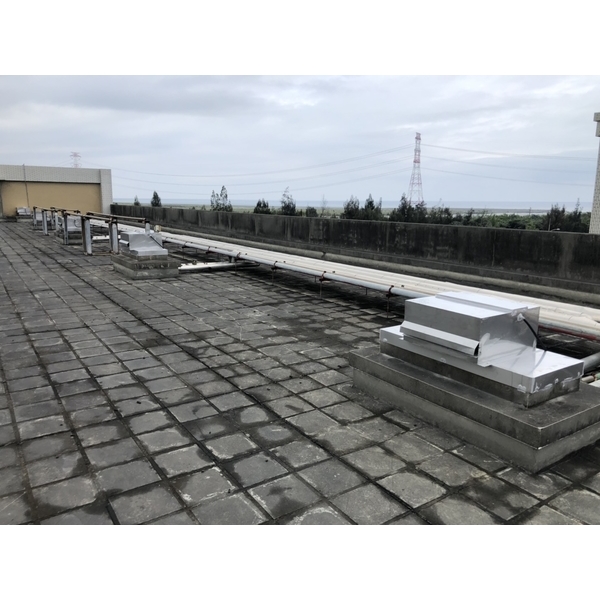 上市公司台泥 花蓮和平發電廠 管道間排風機向上型-全方位工程行