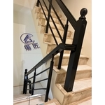 木製三度空間扶手 - 揚匠扶手地板