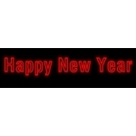 LED新年快樂燈-金昕土木包工業