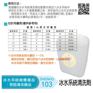 冰水系統維護藥品│管路清洗藥品│冰水系統清洗劑-盛和股份有限公司