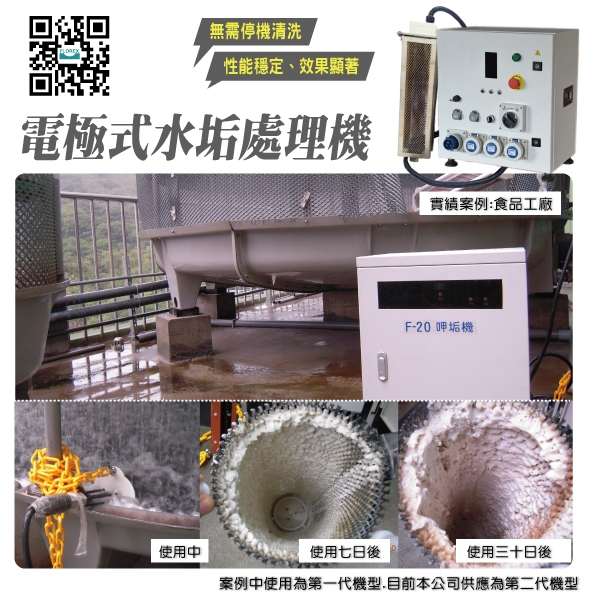 電極式水垢處理機│實績案例:食品工廠-盛和股份有限公司
