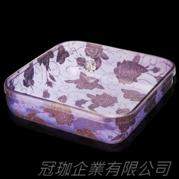 (附蓋) 壓克力水果盤