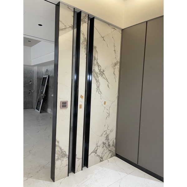 玄關牆面鐵件收邊 玄關牆面鐵件收邊-元發金屬工程行