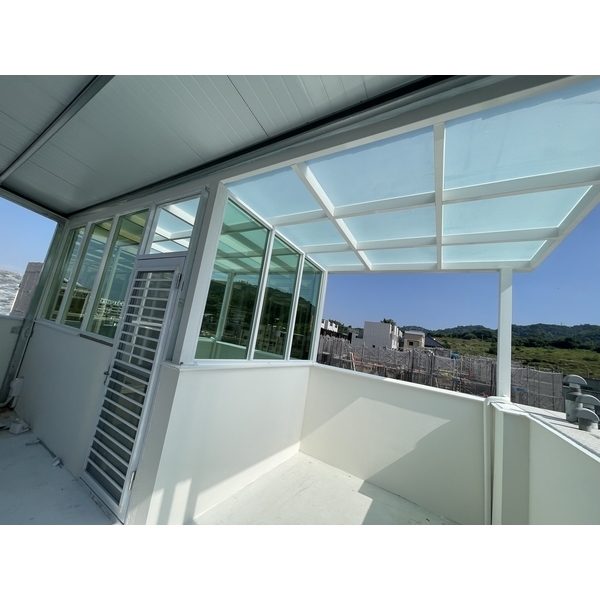 採光罩和固定落地窗