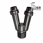 雙管管首-Y型套環快接頭-安稼企業股份有限公司