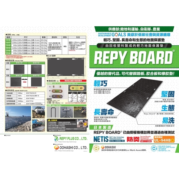 「耐強板｣ (REPY BOARD)-安稼企業股份有限公司
