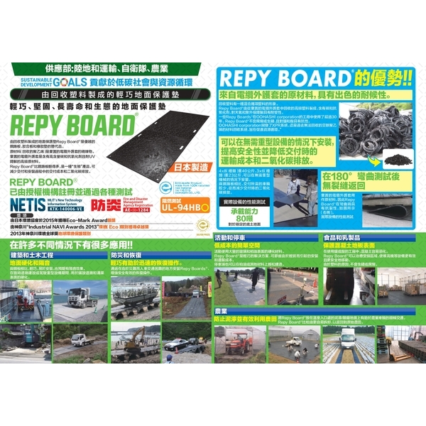 「耐強板｣ (REPY BOARD)-安稼企業股份有限公司