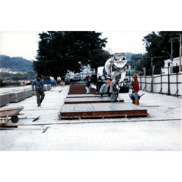 桃園經國重劃區  預鑄場作業-承蓁工程行