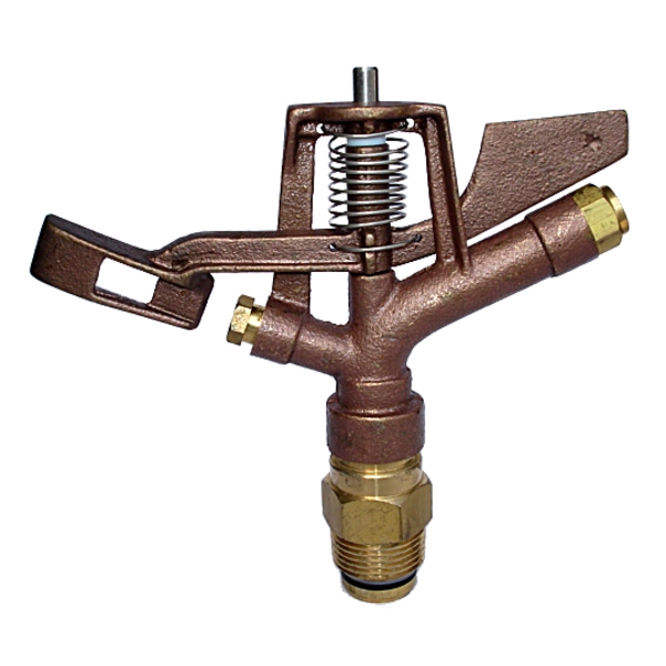 銅質1雙口全迴旋灑水器