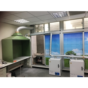 實驗室抽風機過濾吸煙罩配管-協峯風機企業行