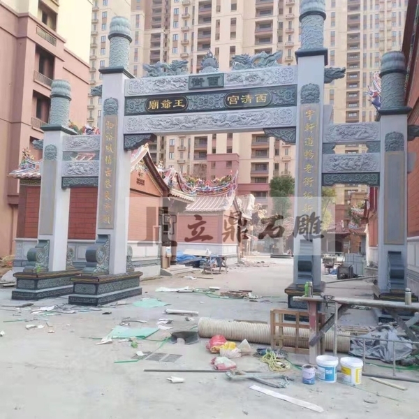 福座.牌樓-牌樓石雕-立鼎石雕