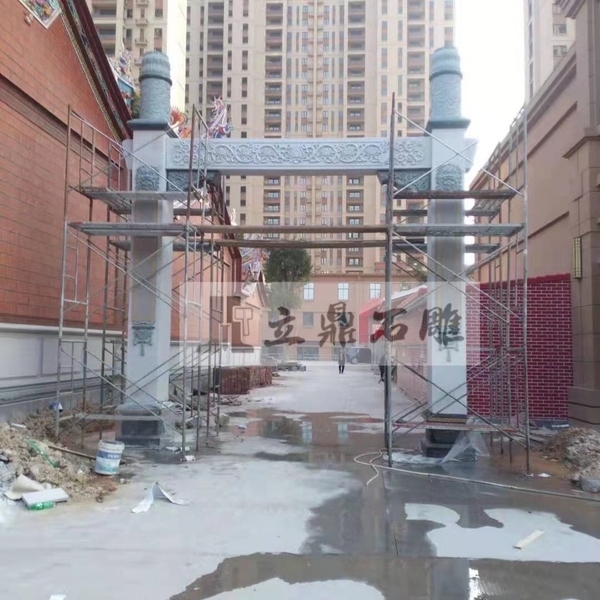 福座.牌樓-牌樓石雕-立鼎石雕