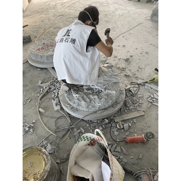 石雕堵-台南市安定區-先天無極龍鳯宮-龍鳯堵