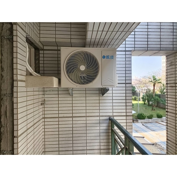 冷氣安裝(安裝室外機)-育銘冷氣家電行