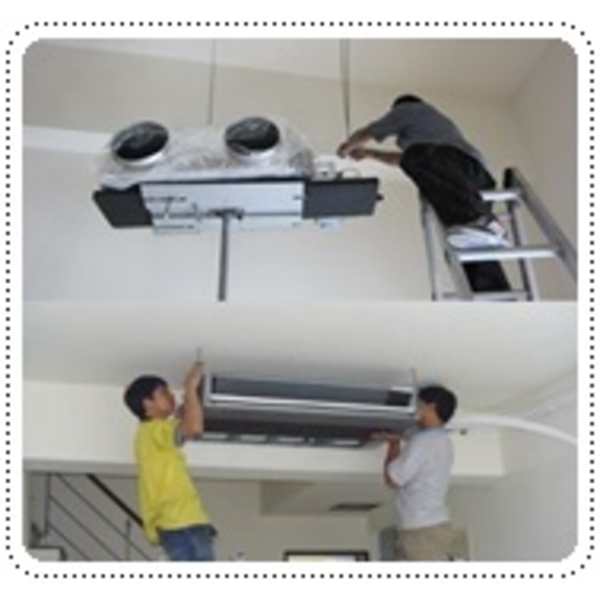 吊隱式冷氣空調安裝-育銘冷氣家電行
