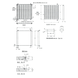 TGM型 熱浸鍍鋅正方型集水井蓋板-全盛鋼鐵製品廠有限公司
