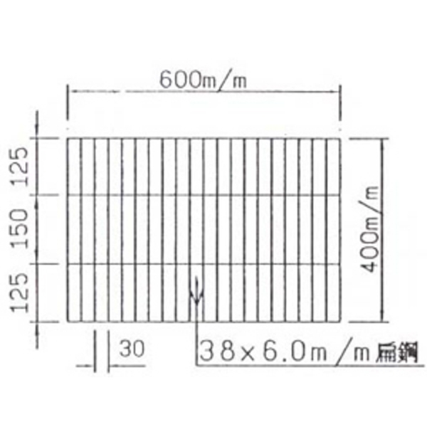 雙扁鋼鍍鋅格柵板-全盛鋼鐵製品廠有限公司