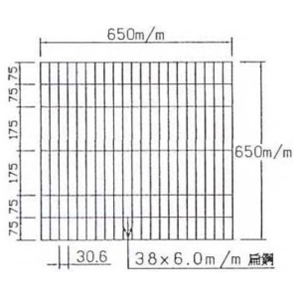雙扁鋼鍍鋅格柵板