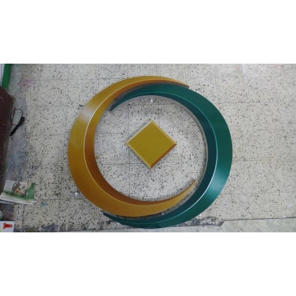 第一銀行商標噴畫-東海廣告工程有限公司