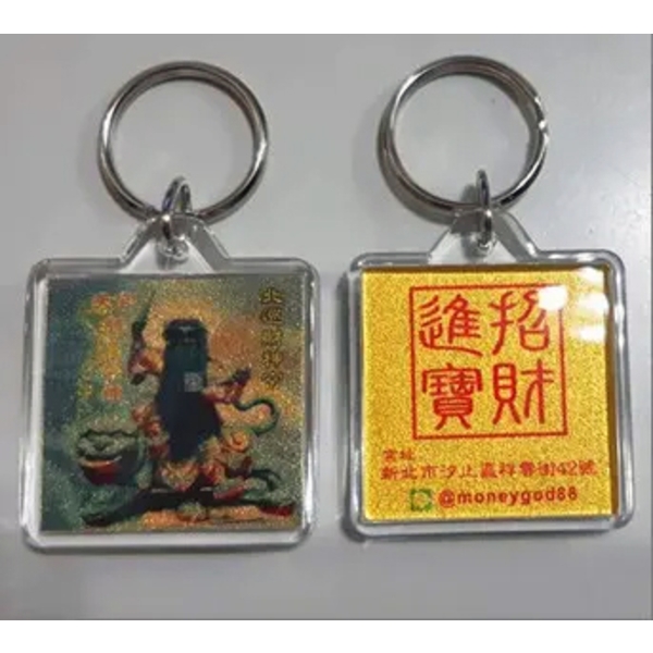 水滴形壓克力鑰匙圈-上棚企業有限公司