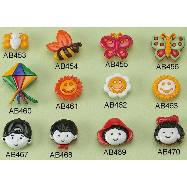 兒童鈕釦 AB430～AB503-芷伃有限公司