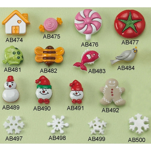 兒童鈕釦 AB430～AB503-芷伃有限公司
