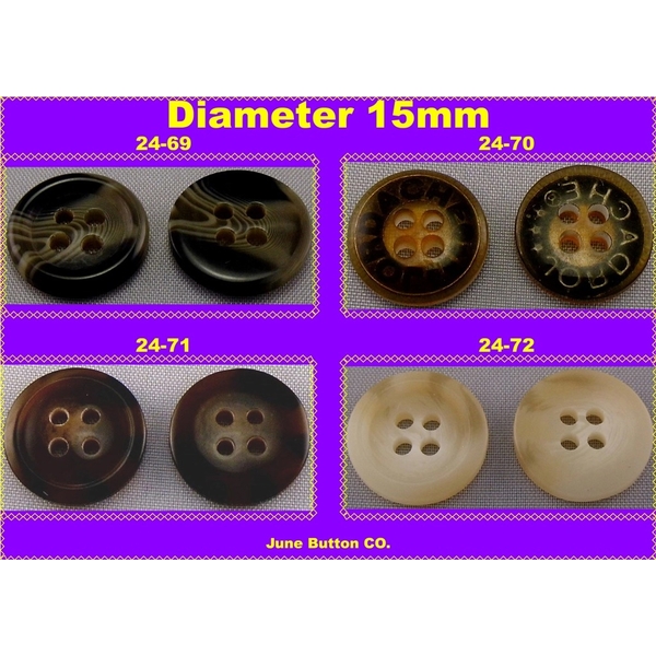 波麗直徑15mm鈕釦-芷伃有限公司