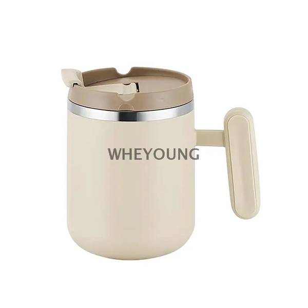 【FRANCASINO】元氣不銹鋼杯(奶茶色) 450ml FR-1806