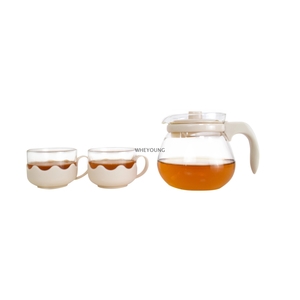 【咪兔】玻璃泡茶組(一壺兩杯) MT-3624-惠暘企業有限公司