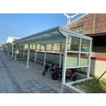 停車棚粉底烤漆-牙白色QC-8002