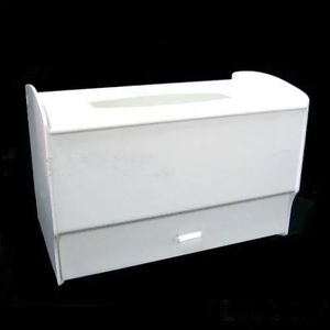 壓克力雙層抽取式衛生紙盒-明鏡實業社