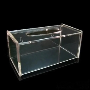 壓克力一般抽取式衛生紙盒-明鏡實業社