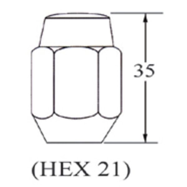 車輪螺帽Long Wheel Nut (1pc)
