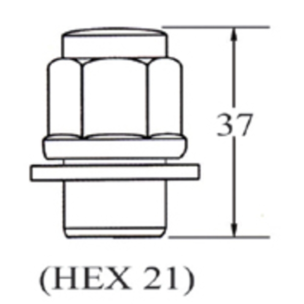 車輪螺帽Wheel Nut (2pcs)