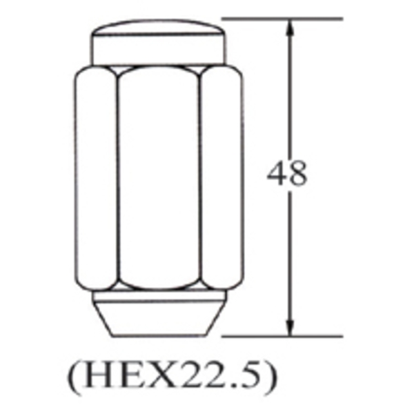 車輪螺帽Extra Long wheel Nut (1pc)