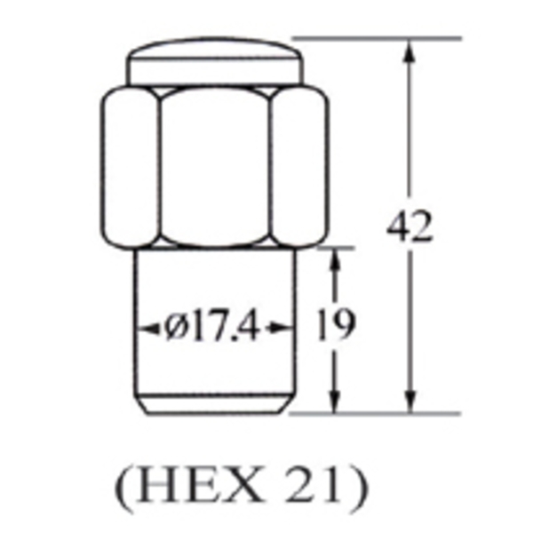 車輪螺帽Long Shank (1pc)