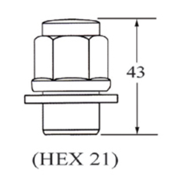 車輪螺帽Wheel Nut (2pc)