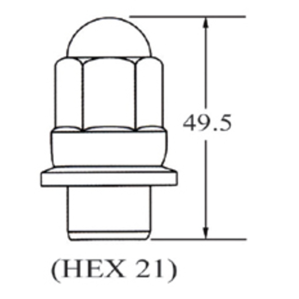車輪螺帽Wheel Nut (1pc)