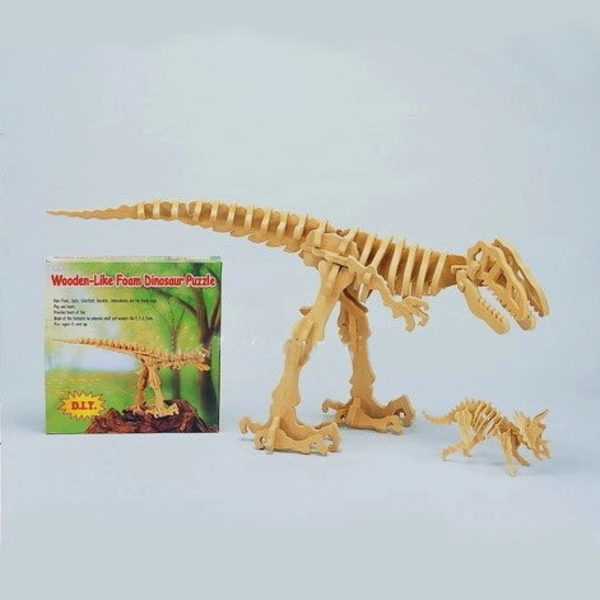 3D Wooden-like Foam Dinosaur Kits-山鉅國際有限公司