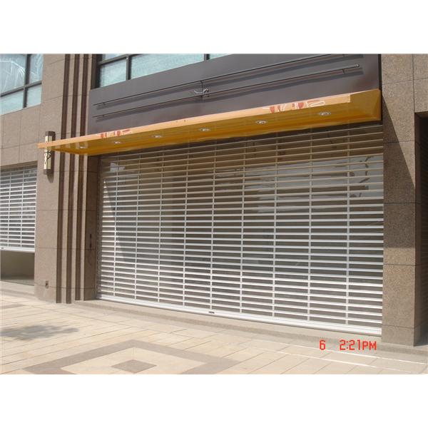 CE-601單面鋁合金PC電動捲門-長億企業有限公司
