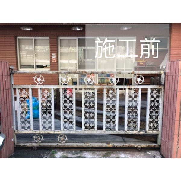 不鏽鋼造型烤漆門-啟陽鐵工廠