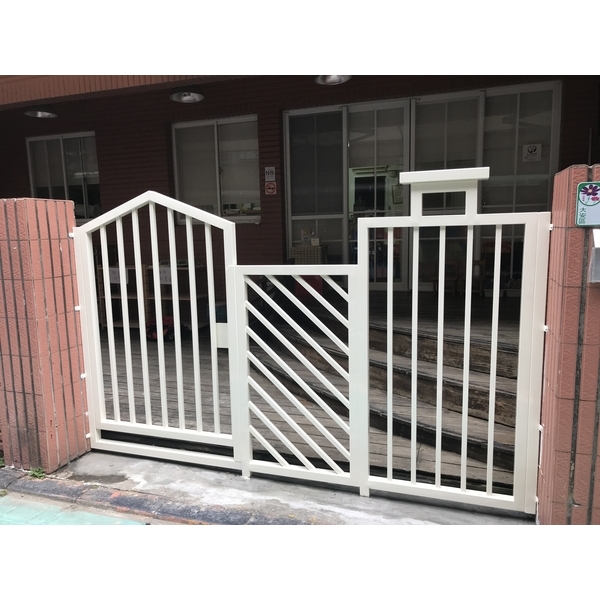 不鏽鋼造型烤漆門-啟陽鐵工廠