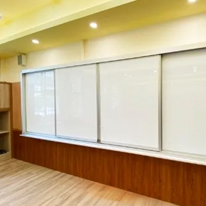 開閉式玻璃白板-群策黑板有限公司