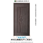 財星滿門-烤漆立體壓花門【單開】-鈺鴻金屬工業有限公司
