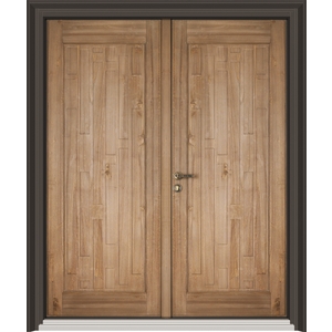 返璞實木風化玄關門-鈺鴻金屬工業有限公司