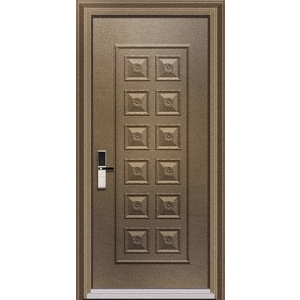 05-316-錦繡烤漆壓花門-鈺鴻金屬工業有限公司