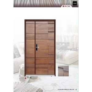 YI-04風格化映綱木門-鈺鴻金屬工業有限公司