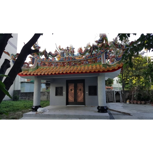 福慧圓滿銅雕門【雙開】-鈺鴻金屬工業有限公司