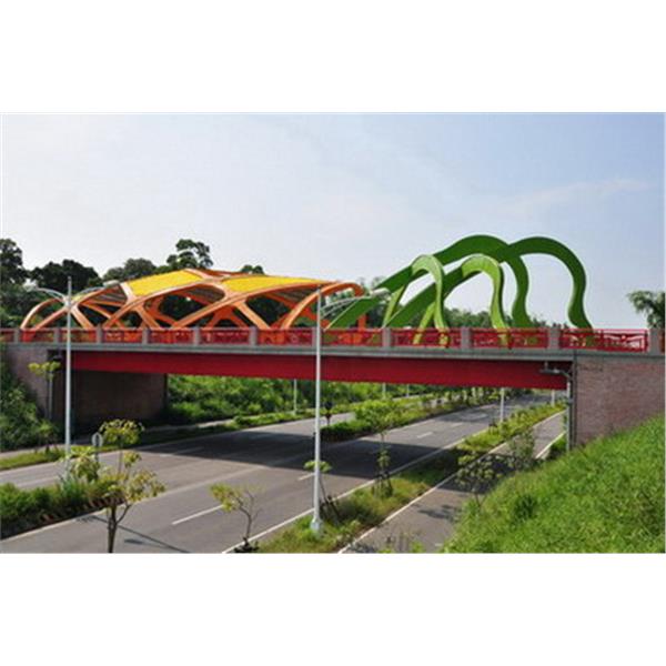 鳳梨意象造型鋼構-鼎瀚金屬建材有限公司